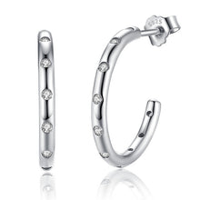 Load image into Gallery viewer, 925 Sterling Silver Droplets Stackable Classic Earrings