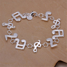 Load image into Gallery viewer, Silver Musical Note Women Bracelets