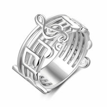 Load image into Gallery viewer, Trendy Musical Note Pattern Ring