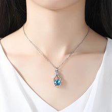 Load image into Gallery viewer, Love Drift Bottles Heart Crystal Pendants Necklace