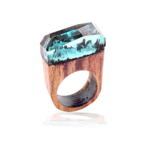Handmade Wooden Resin Ring