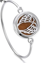 Load image into Gallery viewer, Essential Oil Diffuser Tree of Life Locket Bracelet